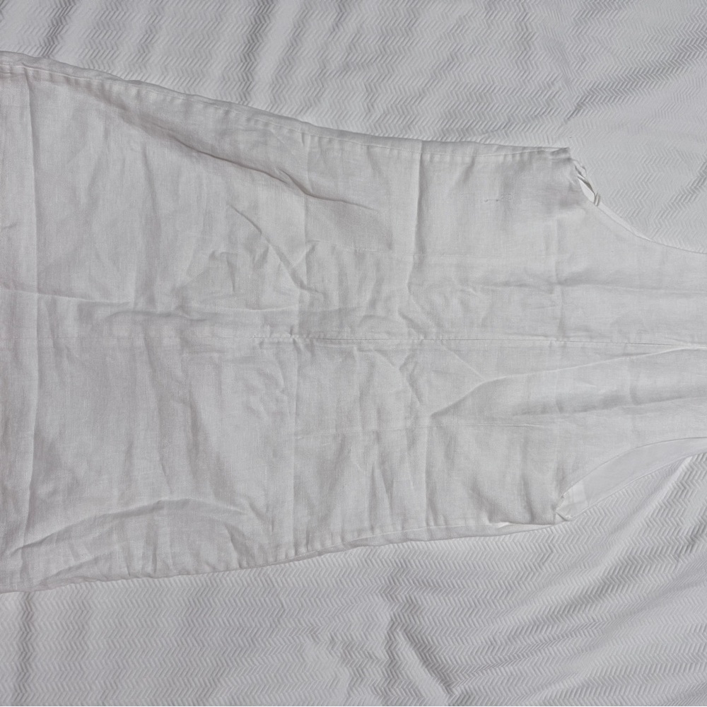 NWT & Other Stories White Linen Dress Halter Neck in sz.. 4 - Picture 8 of 12